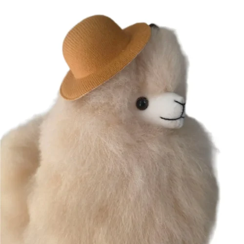 Kapelusz dla alpak | Beżowy DUŻY