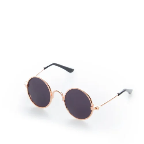 Okulary dla alpak | Okrągłe – Dymna Czerń